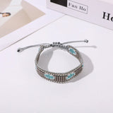 Rice Bead Bracelet Vintage Geometric Minimalist Hand-woven Bohemian