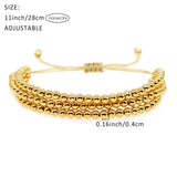 Multilayer Rice Bead Bracelet Bohemian Style Adjustable Handwoven