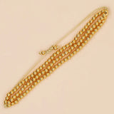 Multilayer Rice Bead Bracelet Bohemian Style Adjustable Handwoven