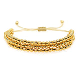 Multilayer Rice Bead Bracelet Bohemian Style Adjustable Handwoven
