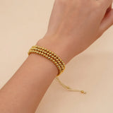 Multilayer Rice Bead Bracelet Bohemian Style Adjustable Handwoven