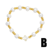 Bohemia Rice Bead Bracelet Handwoven Adjustable Retro Pearl Tidal Current