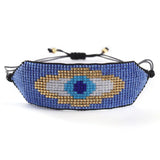 Rice Bead Bracelet Devil's Eye Hand Woven Bohemia Unisex Beaded Bracelet