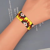 Hand Woven Rice Bead Bracelet Bohemia Style Unisex Adjustable