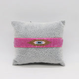Rice Bead Bracelet with Smiling Face Zircon