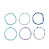 Rice Beads Beaded Bracelet Set Elastic Bracelet for Women Birthday Party