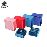 Square Jewelry Box for Couples Rings