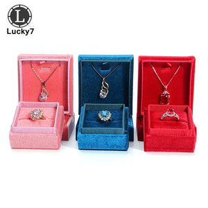 Square Jewelry Box for Couples Rings