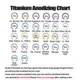 ASTM F136 Titanium Large Gauge Single Hinged Clicker Segment Hoop Ring
