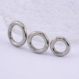 ASTM F136 Titanium Large Gauge Single Hinged Clicker Segment Hoop Ring