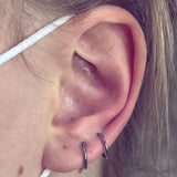 Hypoallergenic Titanium Septum Hoop Nose Ring