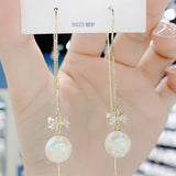 Peacock Drop Long Hanging Earrings Tassel Earring Stylish Jewelry Gift