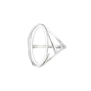Adjustable 925 Silver Ring Base for 10x20mm Cabochons