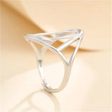 Adjustable 925 Silver Ring Base for 10x20mm Cabochons