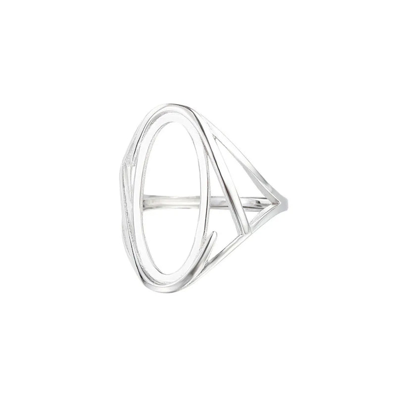 Adjustable 925 Silver Ring Base for 10x20mm Cabochons