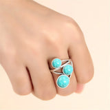 Thai Silver Ring Base for 7mm 8mm 10mm Cabochons Adjustable Band Setting