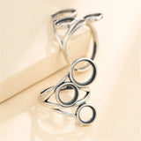 Thai Silver Ring Base for 7mm 8mm 10mm Cabochons Adjustable Band Setting