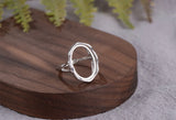 925 Silver Ring Base Adjustable Ring Setting R953B