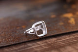 Adjustable Sterling Silver Ring Setting Plated 925 Silver Ring Base