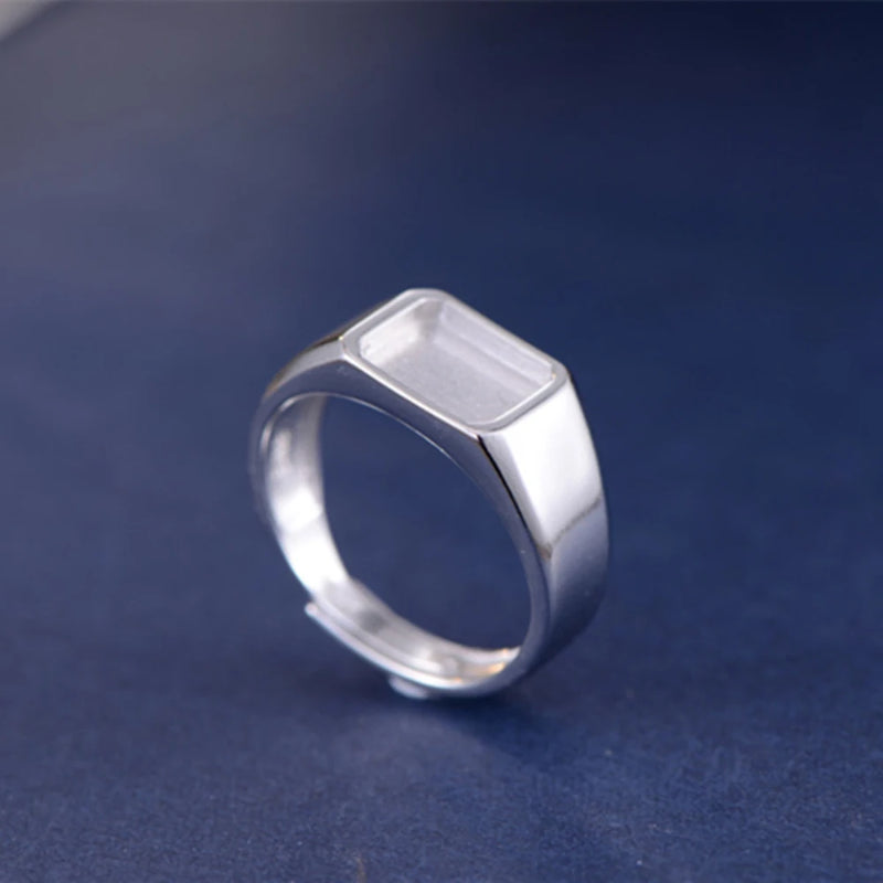 925 Silver Adjustable Ring Setting Blank R789B
