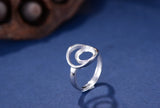 Adjustable 925 Silver Ring Base R814B