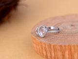 Adjustable Sterling Silver Ring Base Long-Lasting Plated 925 Silver R763B