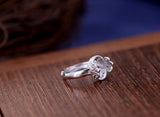 Adjustable Sterling Silver Ring Base Long-Lasting Plated 925 Silver R763B