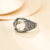 Adjustable Ring Base Thai Silver SR0132