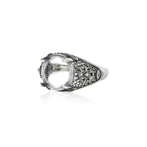 Adjustable Ring Base Thai Silver SR0132