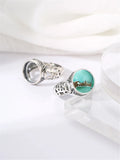 Adjustable Cabochon Ring Base Thai Sterling Silver Setting