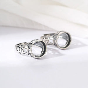 Adjustable Cabochon Ring Base Thai Sterling Silver Setting