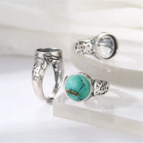 Adjustable Cabochon Ring Base Thai Sterling Silver Setting