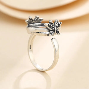 Antique Style Thai Silver Ring Blank for 13x16mm Oval Cabochons
