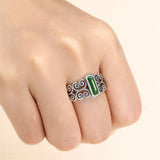 Thai Sterling Silver Ring Base for Saddle Cabochons, Adjustable Ring Setting