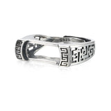 Adjustable Band Ring Setting for Cabochons Thai Sterling Silver SR0009