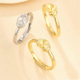 Adjustable 925 Silver Ring Setting for 6mm-8mm Beads or Pearls