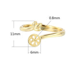 Adjustable 925 Silver Ring Setting for 6-8mm Round Beads or Pearls