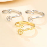 Adjustable 925 Silver Ring Setting for 6-8mm Round Beads or Pearls