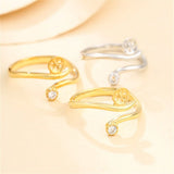 925 Silver Adjustable Ring Base for 6mm-8mm Round Beads or Pearls