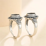 Thai Sterling Silver Oval Cabochon Ring Setting