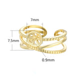 Adjustable 925 Silver Ring Base for Round Beads/Pearls