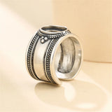 Antique Style Ring Setting Thai Silver Adjustable Ring Base SR0403