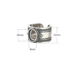 Antique Style Ring Setting Thai Silver Adjustable Ring Base SR0403