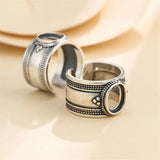 Antique Style Ring Setting Thai Silver Adjustable Ring Base SR0403
