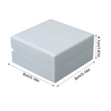 Ring Box Couple Wedding Organizer Storage Display Holding Jewelry Case