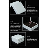 Ring Box Couple Wedding Organizer Storage Display Holding Jewelry Case