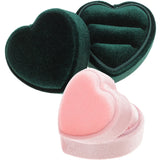 Heart Shaped Ring Box Gift Wedding Engagement Proposal Case