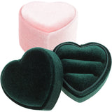 Heart Shaped Ring Box Gift Wedding Engagement Proposal Case