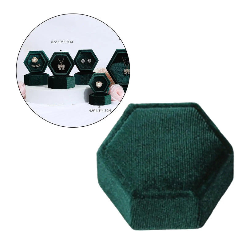 Ring Box Holder Case Jewelry Packaging for Engagement Wedding