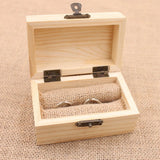 Personalized Wedding Wood Ring Box Holder Your Names Date Anniversary